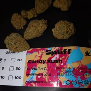 Opinión de cliente Candy Kush con foto - Spliff