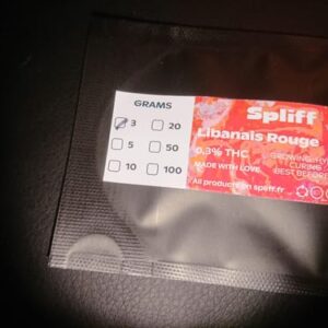 Opinión de cliente Libanais Rouge - 50% con foto - Spliff