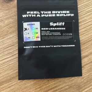 Opinión de cliente Libanais Rouge - 30% THCX con foto - Spliff