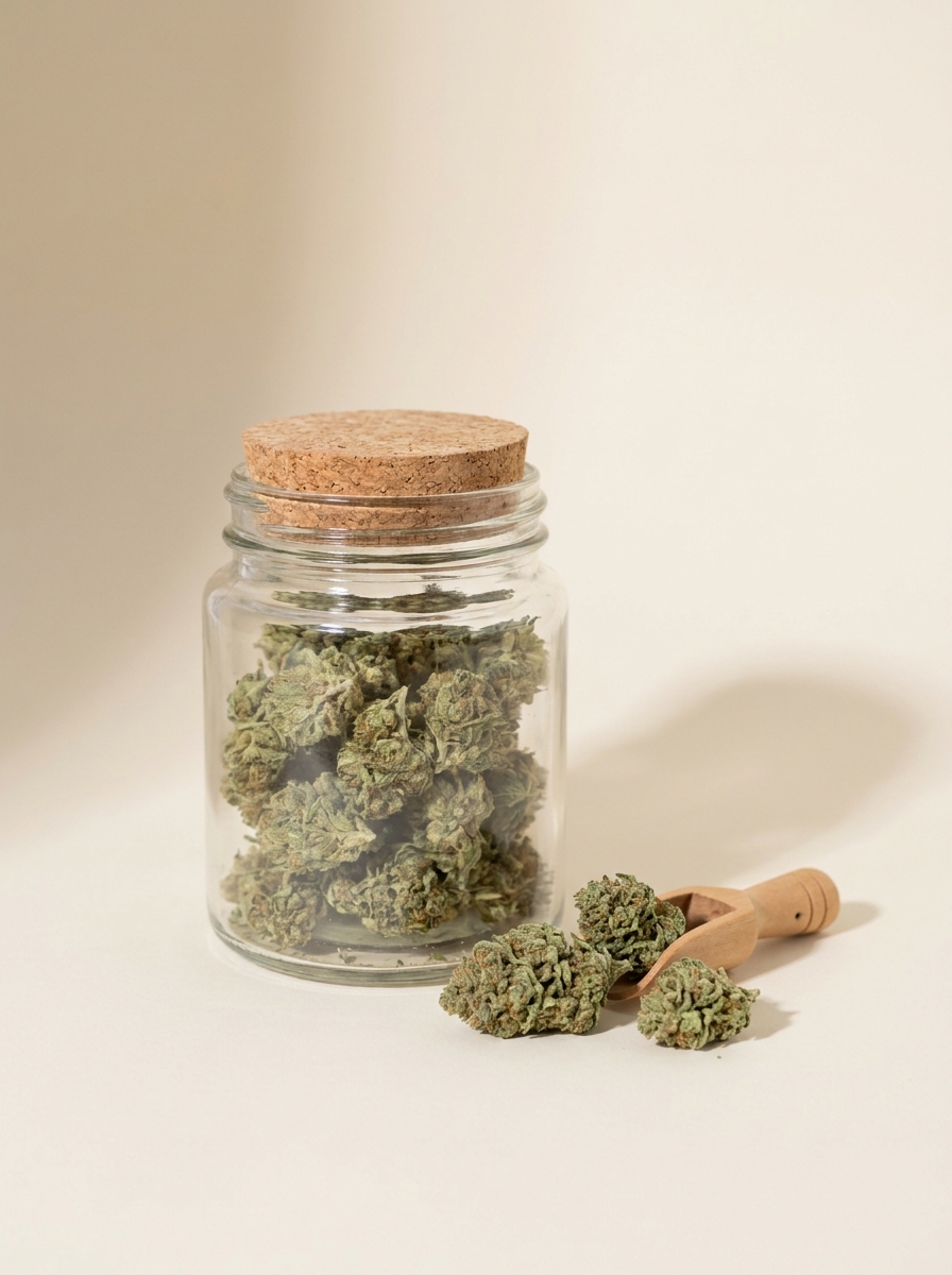Bolsa de flor Orange Bud THCX de Spliff con su etiqueta y número de lote