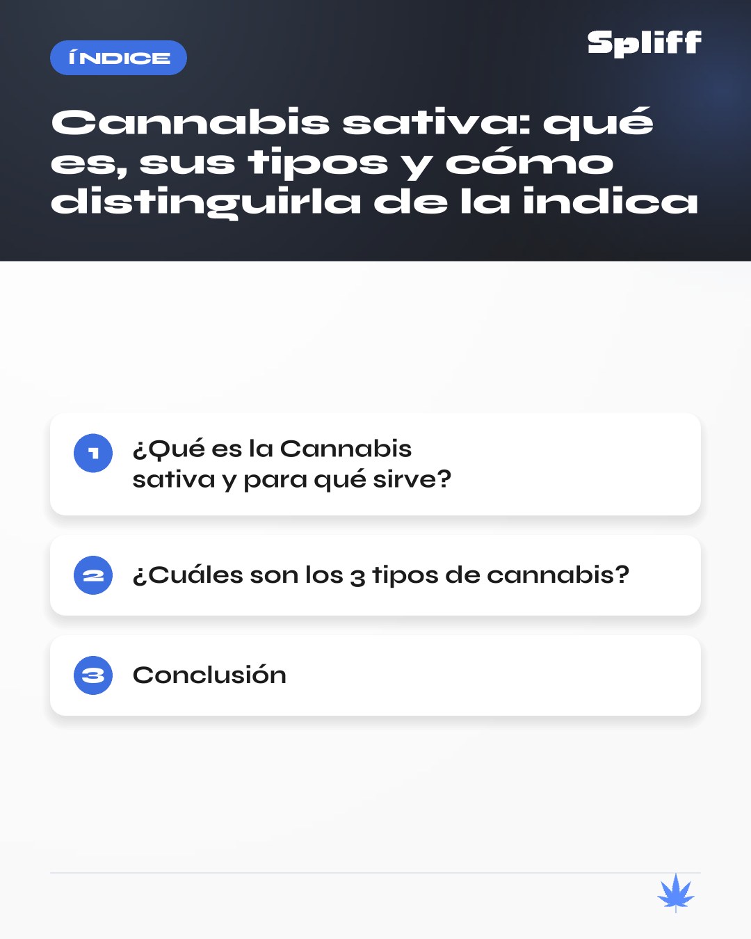 Cannabis sativa: índice — ¿Qué es la Cannabis sativa y para qué sirve?