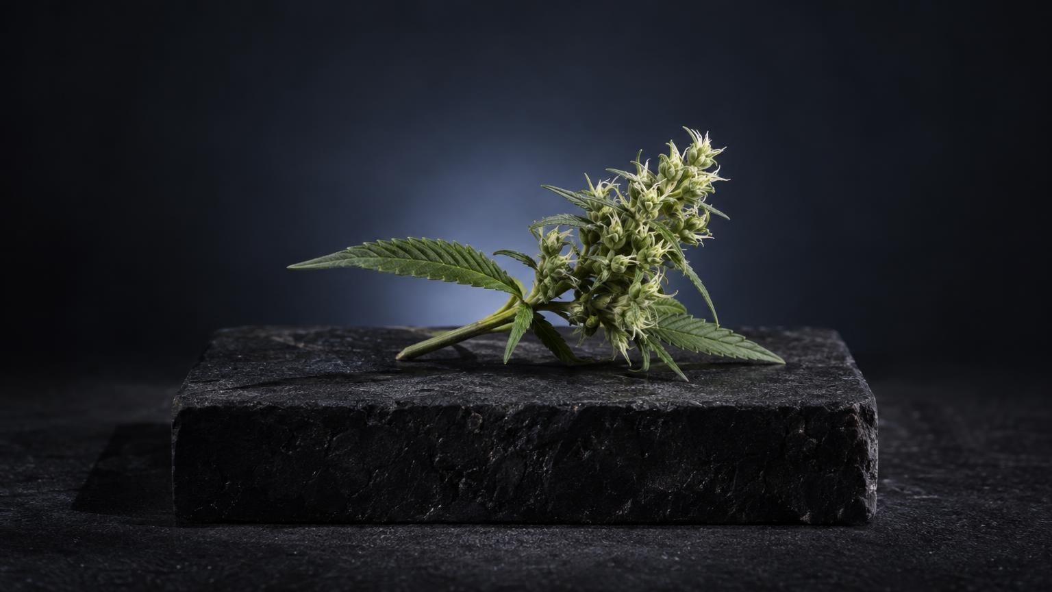 Primer plano con luz natural sobre Sweed Dreams CBD