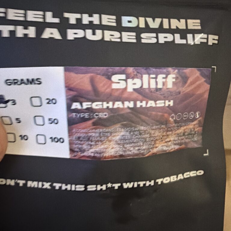 Opinión de cliente Afghan Hash con foto - Spliff