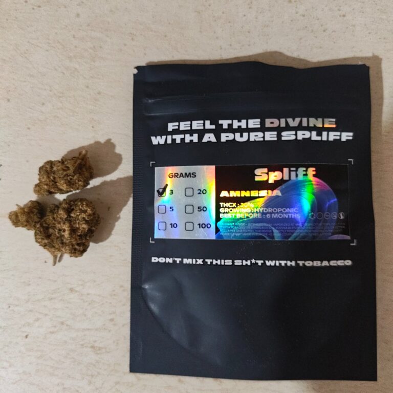 Click to view full screen Opinión de cliente Amnesia - 30% THCX con foto - Spliff