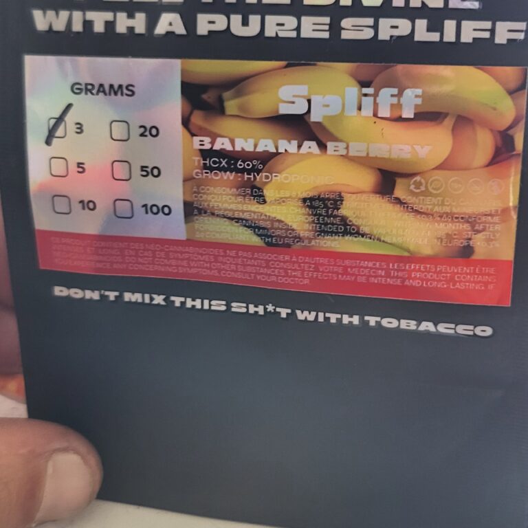Opinión de cliente Banana Berry con foto - Spliff