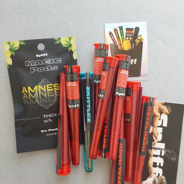 Click to view full screen Opinión de cliente Porro de THCX pre-enrollado - Royal Hash con foto - Spliff