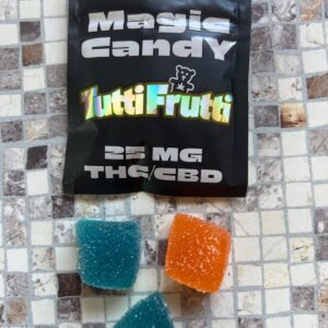 Opinión de cliente Magic Candy – Caramelos THC – 100 MG con foto - Spliff