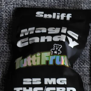 Opinión de cliente Magic Candy – Caramelos THC – 100 MG con foto - Spliff