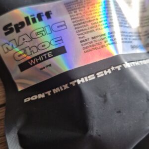 Opinión de cliente Magic Choc White - Chocolate Blanco con THC - 100 MG con foto - Spliff
