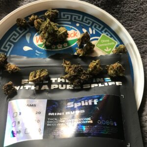 Opinión de cliente Minibud Premium - 30% THCX con foto - Spliff