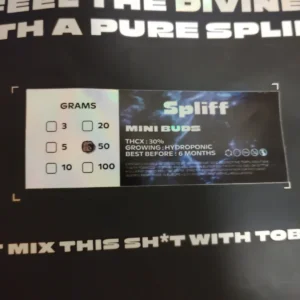 Opinión de cliente Minibud Premium - 30% THCX con foto - Spliff