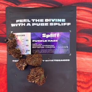 Opinión de cliente Purple Haze - 25% THCX con foto - Spliff