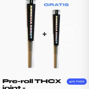 Opinión de cliente Porro de THCX pre-enrollado - Amnesia Boost con foto - Spliff